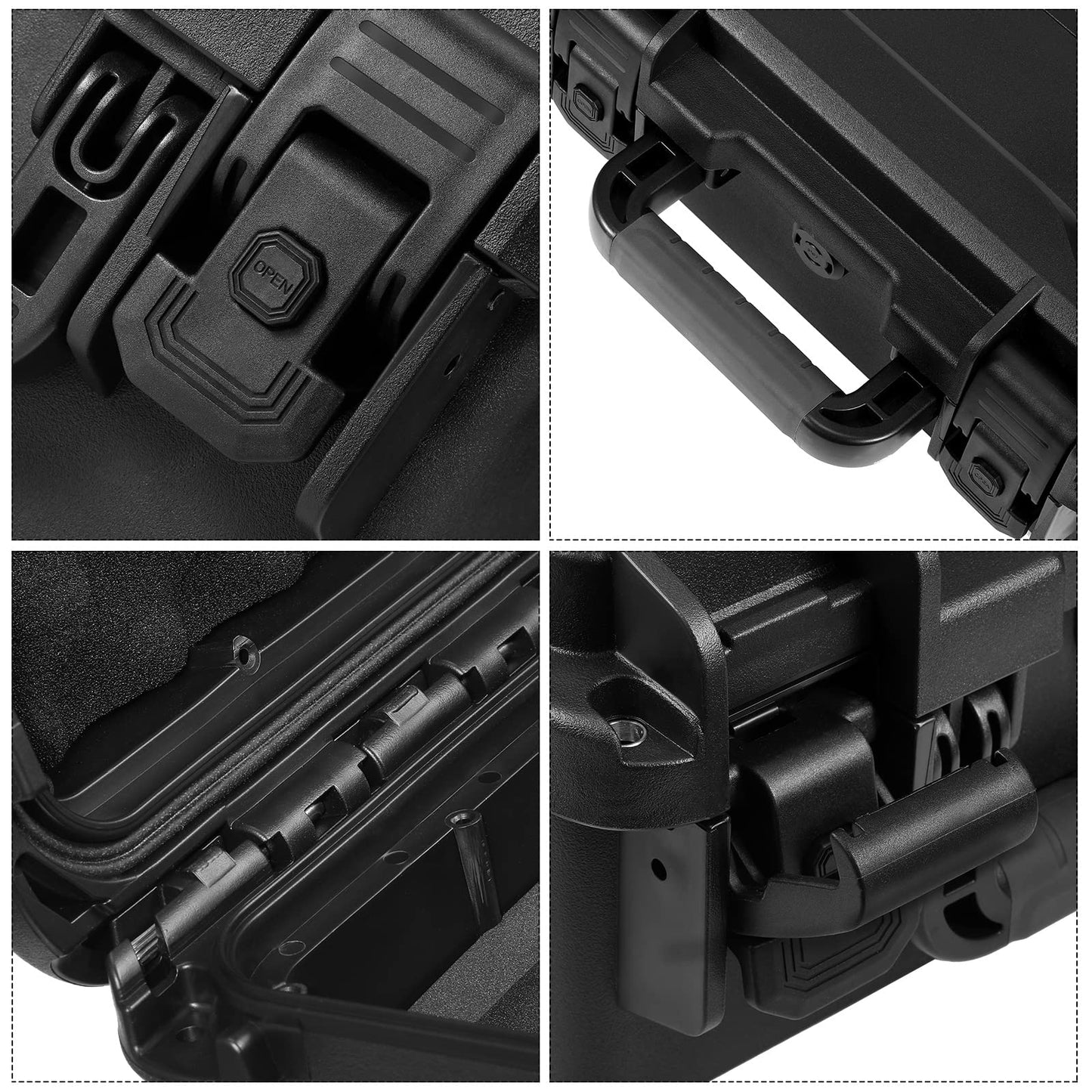 Migitec Waterproof Card Storage Box for 102 Slabs - Black Case for PSA, CSG, BGS, CGC, SGC, Magnetic Holders & Top Loaders