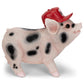 International Harvester Ih Polyresin Spotted Piglet Bank 6864