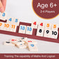 Smilejoy Mini Rummy Cube Game Set for 2-4 Players, Travel Size with Canvas Bag, 106 Tiles, Multicolored, Model L-Rummy1