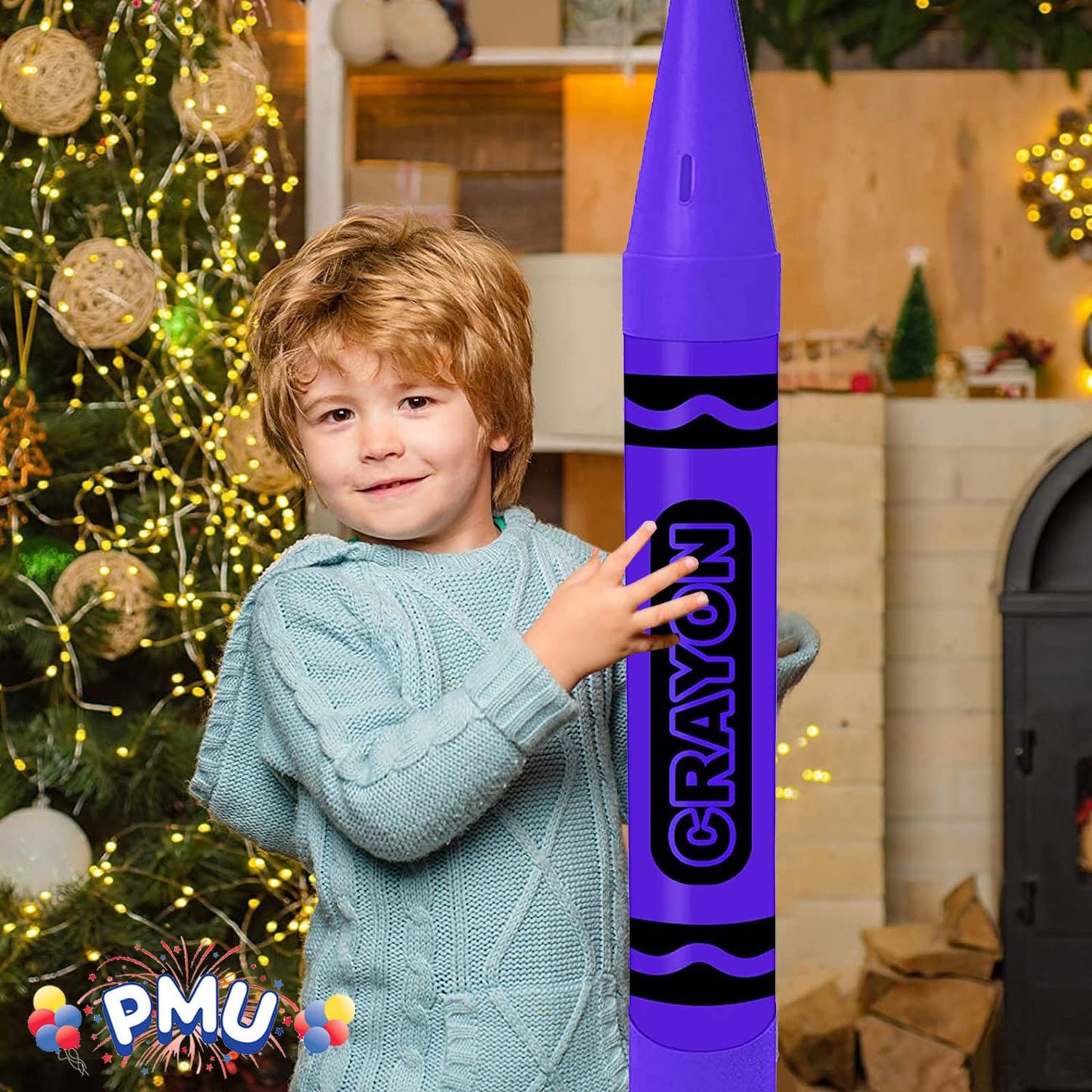 Pmu Giant Crayon Bank 36 Inch Purple Color (1/Pkg) Pkg/1