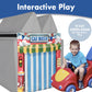 SeeMees Modular Play Panel Set - Carwash Design, Multi-Color, 33.5"x37", Polyester, Model SFL-PlayPanel-2 for Toddlers