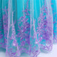 Purfeel Girls Mermaid Princess Dress Kids Mermaid Costume Dress Up For Ariel 8-9Years