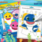 Bendon Baby Shark 16-Page Imagine Ink Coloring Book with Mess Free Marker 47220