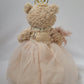 Kinnex Collections Since 1997 12'' Quince Anos Last Doll Teddy Bear With Dress (Centerpiece) ~ Arc09832-34 (Champane)