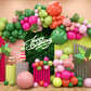 Tropical Balloon Arch, Tropical Balloon Garland Kit, Hot Pink Green Balloon Arch Kit Hawaii Party Balloons Summer Beach Birthday