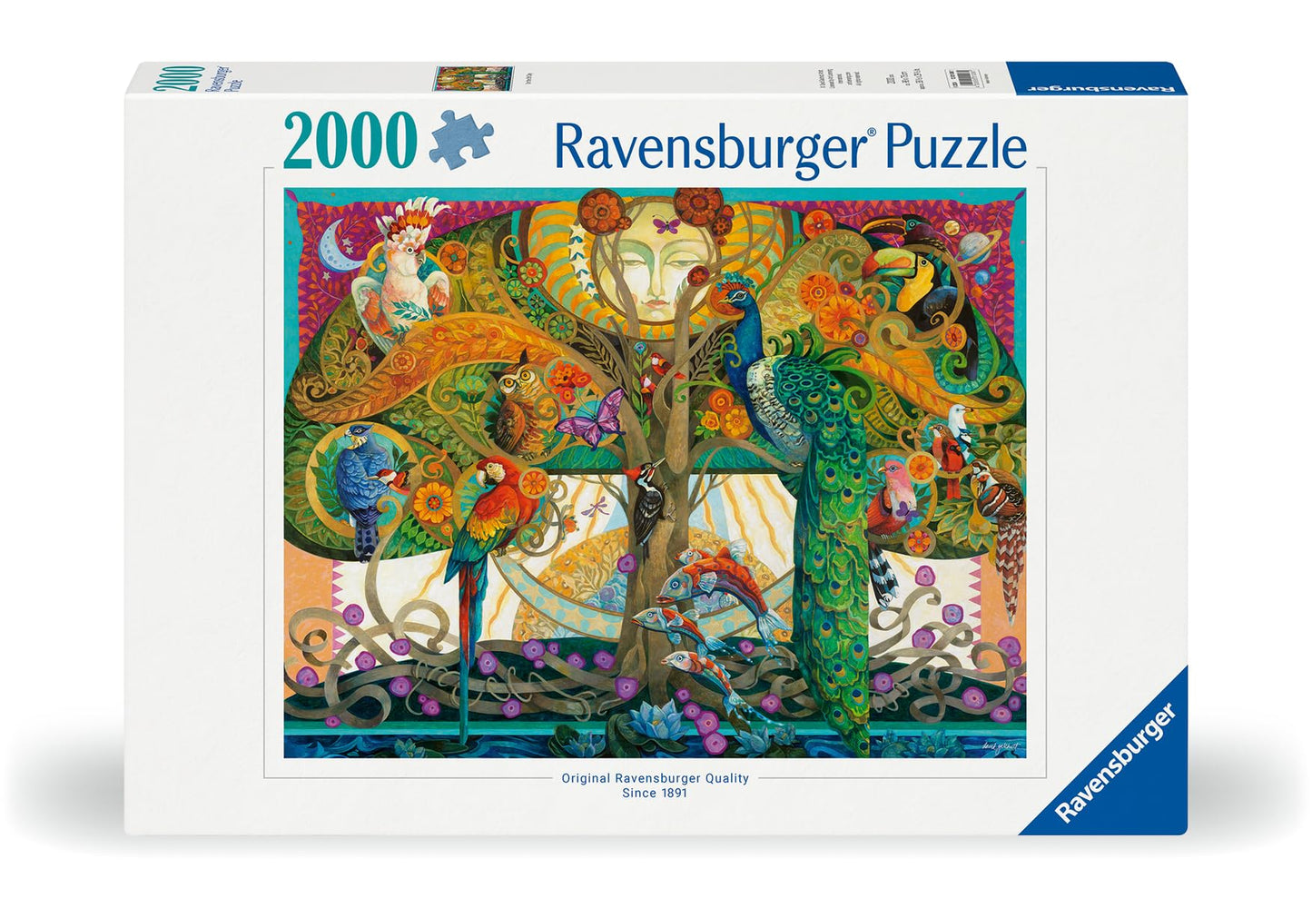 Ravensburger 2000 Piece Jigsaw Puzzle - On The 5th Day, Handcrafted in Germany, Multicolor, Model 12001008