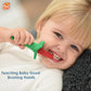 RAZBABY RaZBerry Baby Toothbrush - Multi-Textured Silicone, BPA-Free, Easy to Hold, 1 Count, Red, Model 101-RT