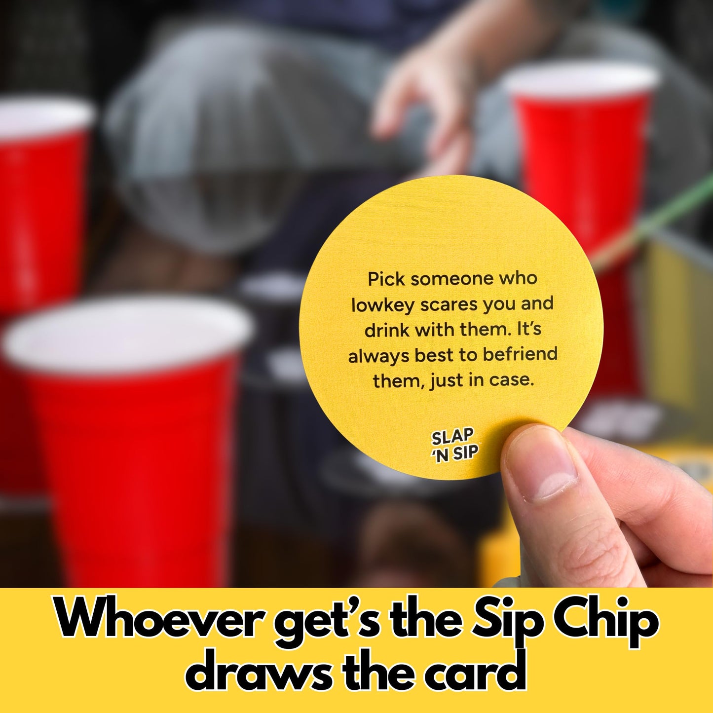 Slap N Sip Viral Sticky Hand Game - Fun Adult Drinking Game for Parties, Perfect for Gatherings and Social Events