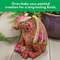 MindWare Paint Your Own Stone Dragon, Outdoor Garden Fantasy Decor, DIY Craft Kit for Ages 8+
