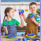 Greingways 5 Pack Prefilled Easter Eggs Galaxy Slime Toys, Easter Egg Fillers Slime Eggs, Stress Relief Christmas Stocking Stuff