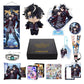 MOTAO Genshin Impact Box Wriothesley Merch Set - Plush Doll, Poster, Mouse Pad, Stand Figure, Bracelet, Badge, Keychain, Card Ho