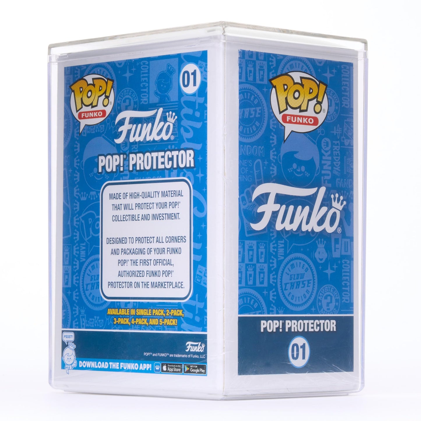 Funko enhanced Pop! Protector: Standard Pop Size Clear Plastic Protector Case