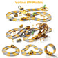 Ihaha 299 Pcs Construction Race Tracks Boys Toys, 6 Pcs Engineering Cars And Flexible Race Track Playset Create A Engineering Road Gifts Toys For 3 4 5 6 Year Old Boys Kids