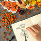 JUNEBRUSHS 150 Pcs Halloween Mini Erasers, Cute Small Pumpkin Erasers Bulk for Kids Trick or Treat Halloween Party Favors, Stude