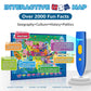 Qiaojoy Bilingual Interactive For Kids Talking Usa Map World Map For Kids Learning, Geography Toys Games Educational Electronic Map Personalized Gift/Toys For 4 5 6 7 8 9 10 Year Old Girls/Boys…