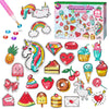 TOY Life Diamond Painting Kits for Kids, Diamond Art for Kids, 26pcs Unicorn Diamond Painting Stickers, Gem Art and Craft Kits f
