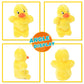 Easfan Duck Hand Puppet Plush Interactive Animal Toy For Role Play Storytelling Preschool Teaching Christmas Birthday Gifts For Kids Boys Girls Yellow, 11''