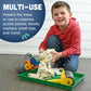 Constructive Playthings Messy Trays Set of 4, Premium Plastic, Multi-Color, Ideal for Arts & Crafts, Model EDX-770