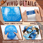 Hungdao 52 Pcs Western Party Horse Balloons Cowboy Decoration Kit Rodeo Farm Bandana Cowgirl Foil Latex Balloons Bulk For Baby Shower Birthday Arch Decor(Blue Brown Series)