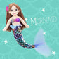 June Garden 18'' Sparkly Mermaid Tifara - Soft Plush Stuffed Mermaid Doll Gift For Toddler Girls