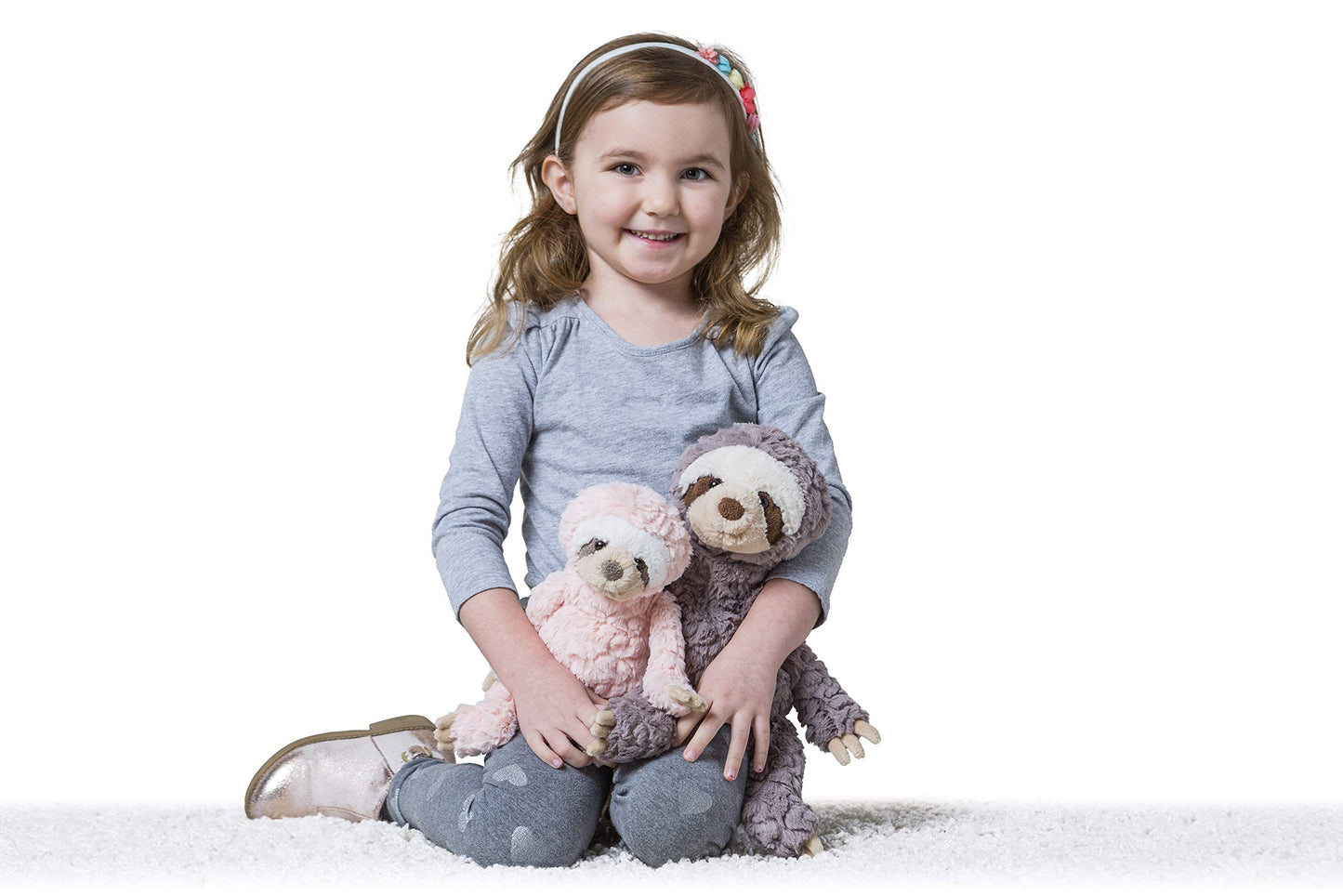 Mary Meyer Blush Putty Soft Baby Sloth Stuffed Animal Toy, 10-Inches, Adorable Cuddle Buddy for Infants and Toddlers