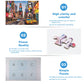 Jigsaw Puzzle - 1000 Piece Jigsaw Puzzles for mature-themeds  Family Game - New York City - 27 x 20 Inches - Challenging Family Activity Perfect for Game Nights