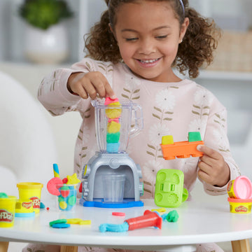 Play-Doh Swirlin' Smoothies Toy Blender Playset, Play Kitchen Appliances, Kids Arts And Crafts Toys For 3 Year Old Girls And Boy