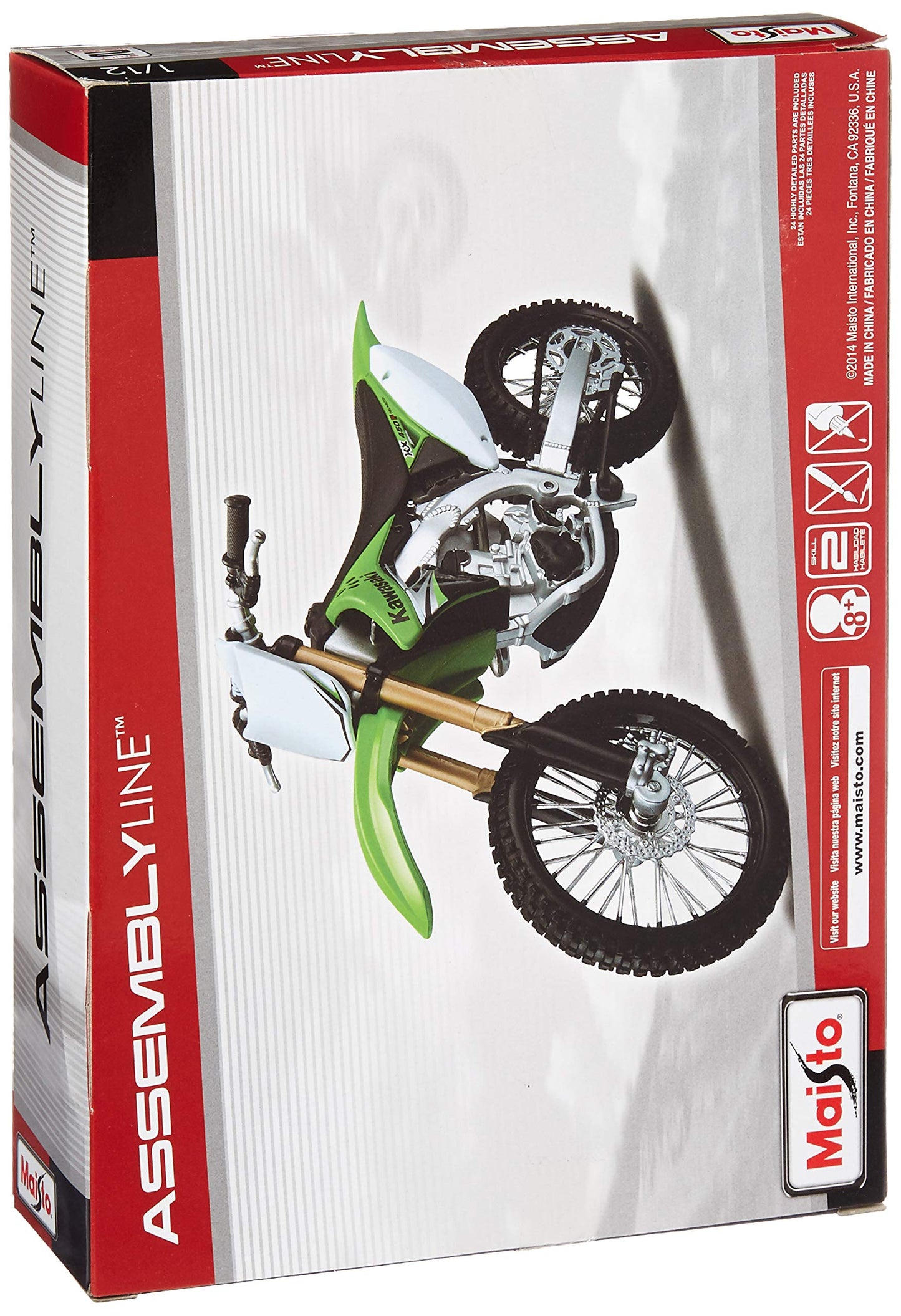 Maisto 1: 12 Al Kawasaki Kx 450F (Colors May Vary), Large