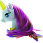 Lexibook - Interactive Style Head Unicorn To Sublimate, Long And Silky Hair, Interactive, Magic Musics With Set Of Accessories, For Kids 3+ - Shuni