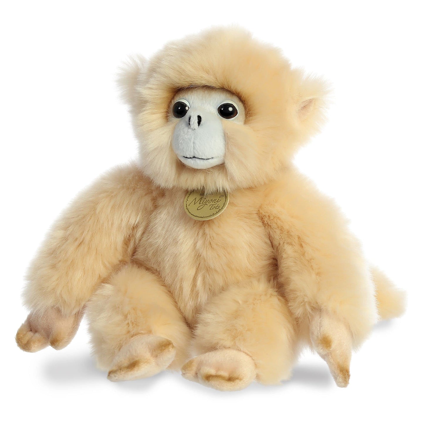 Aurora® Adorable Miyoni® Tots Baby Golden Snub Monkey Stuffed Animal - Lifelike Detail - Cherished Companionship - Brown 11 Inches