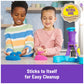 Kinetic Sand, Soft Serve Station with 14oz of Play Sand (Blue, Pink and White), 2 Ice Cream Cones and 2 Tools, Sensory Toys for