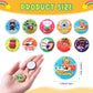 Frienda 60 Pcs Love to Read Slap Bracelets with Button Pins Reading Bracelets Badges for Classroom Teacher Rewards Prize Sunday