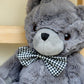 My Baby's Heartbeat Bear Plush Toy - Re-recordable 20 Sec Recorder, Gray Love Bear, Ideal Gift for Baby Showers & Birthdays