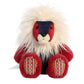Aurora® Exquisite Luxe Boutique™ Asha Lion™ Stuffed Animal - Luxurious Elegance - Sensory Delight - Red 12 Inches