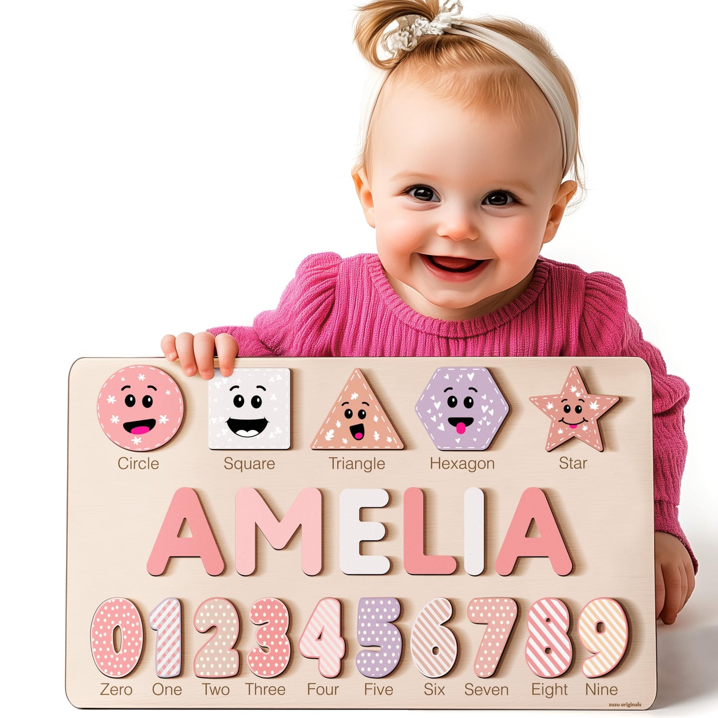 Wood Name Puzzle  Kid Gift  Toddler Name Puzzle  Baby Name Puzzle  Baby Gift  Baby Boy Gift  Baby Girl Gift  Toddler Gift  Birthday Gift  Toddler Toy  Baby Toy  Montessori  Custom Puzzle