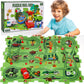25Pcs Puzzle Racer Kids Car Track Set, Puzzle Track Car Play Set Jungle Themed Series, Rail Car Puzzle Track, Puzzle Racer, Educ