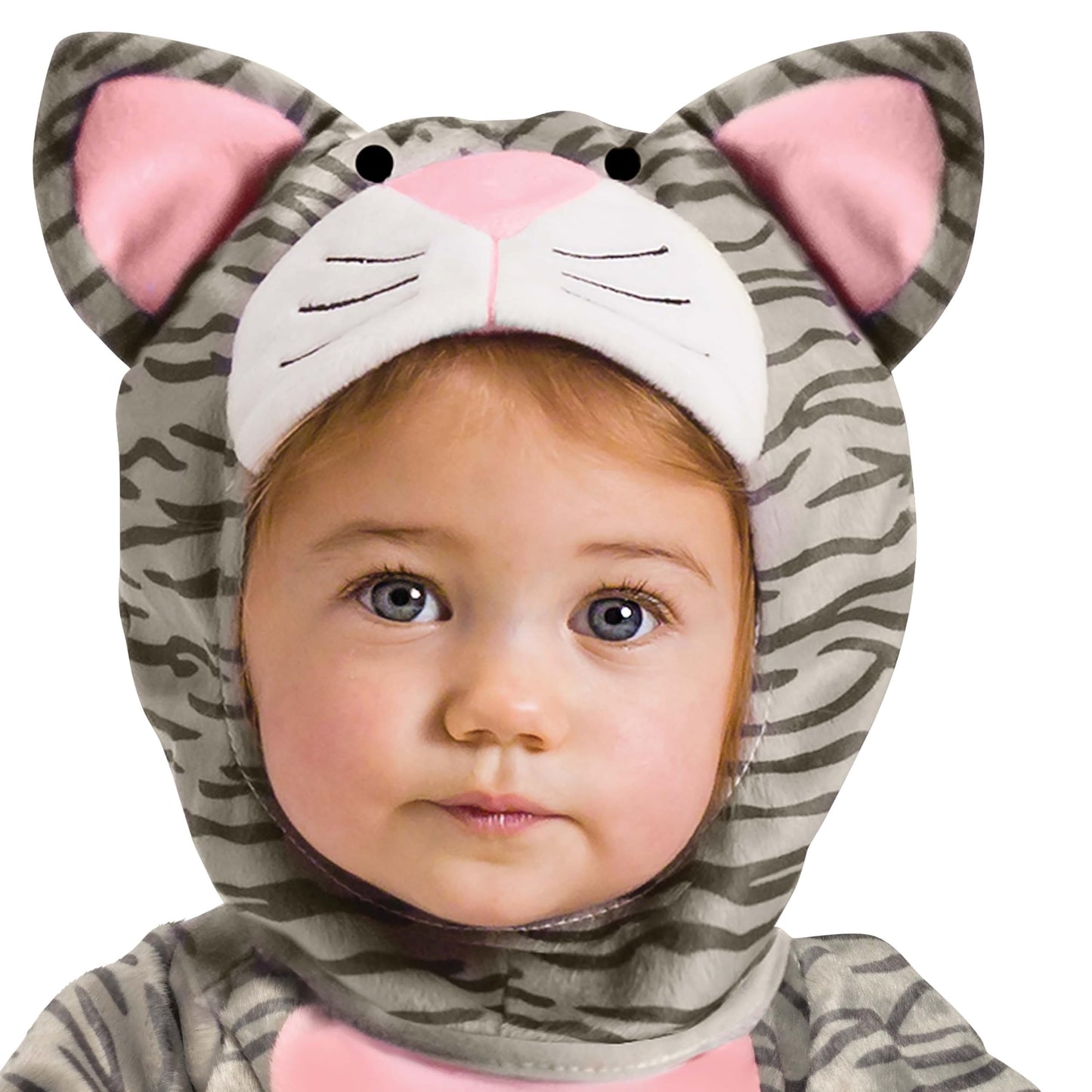 Fun World Little Stripe Kitten Infant Costume, Pink 12-24 Months