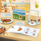 Nubee Valentine Love Birds Brown Bear Building Sets Compatible With Lego, Lovebirds Swings Bear Flower Heart Arrow I Love U Boar