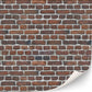 3 Sheets Self-Adhesive Wall Cladding For Dollhouse 1:12 Scale (Smoky Red Bricks)