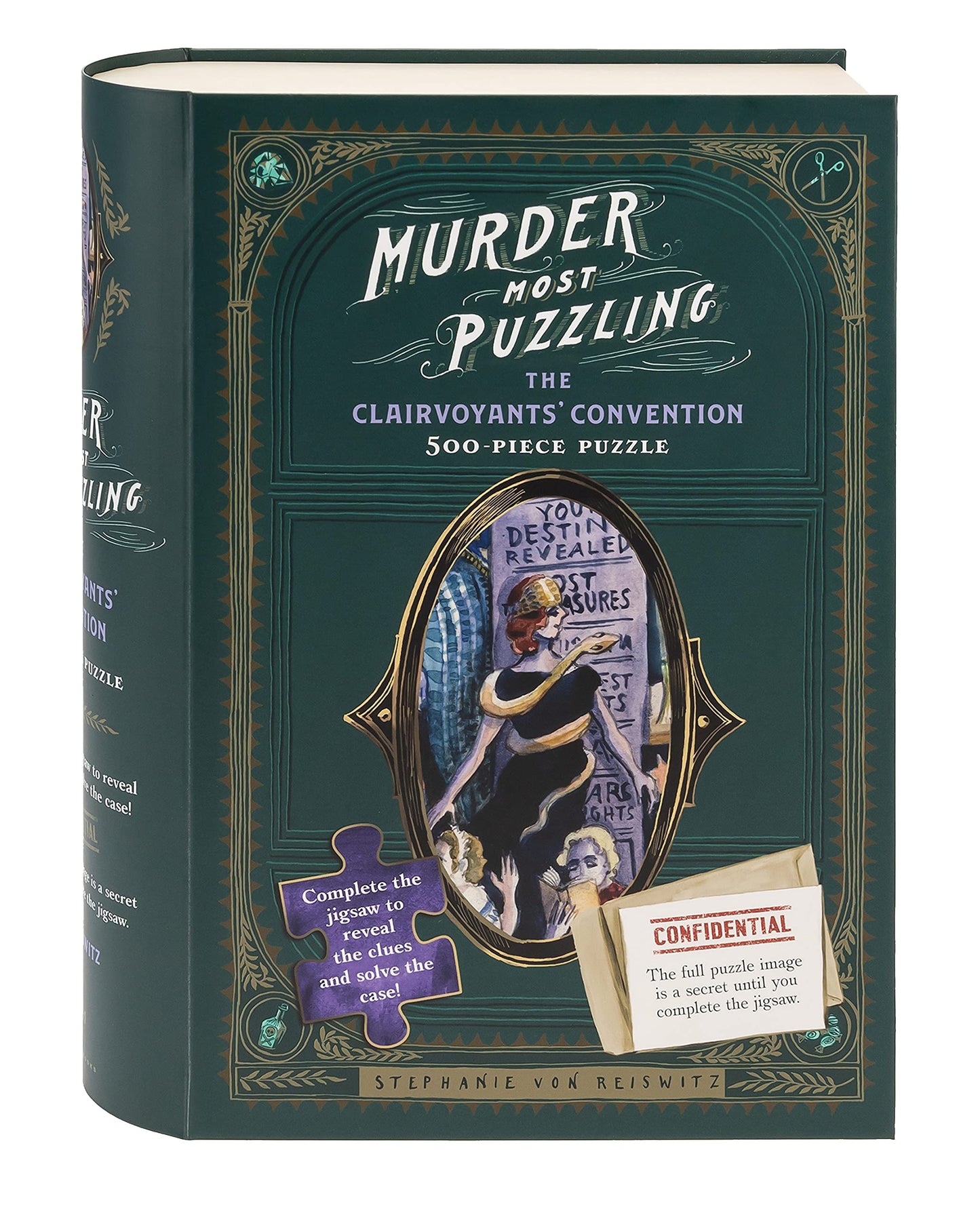 Murder Most Puzzling: The Clairvoyants Convention 500-Piece Puzzle