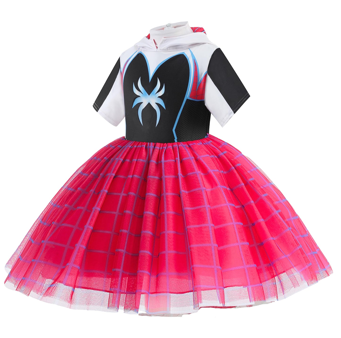 Abbotcy Girl Princess Costume, Princess Dress And Mask, Toddler Princess Dress Up Birthday Party Christmas(Red, S)