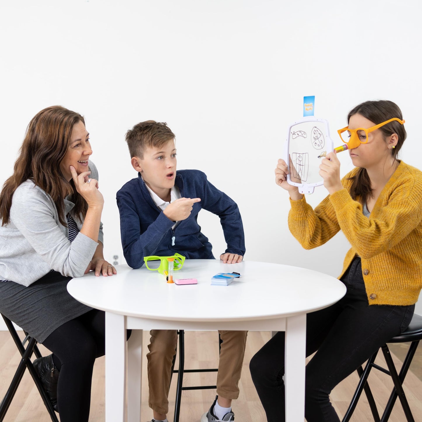 Fat Brain Toys Pencil Nose Game - Family Board Game for Kids & Adults, Multi-Color, 1 Count, Fun for Game Night