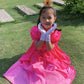 Ruichangxin Princess Peach Cosplay Costume Dress Girls Princess Peach Dress With Crown Gloves And Earrings Party Dress Up