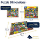 White Mountain Puzzles - Pickleball - 1000 Piece Jigsaw Puzzle