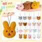 Libima 40 Pcs Mini Stuffed Animals Sea Animal Fruit Plush Keychain Set For Carnival Birthday Classroom Prizes Decoration For Clo