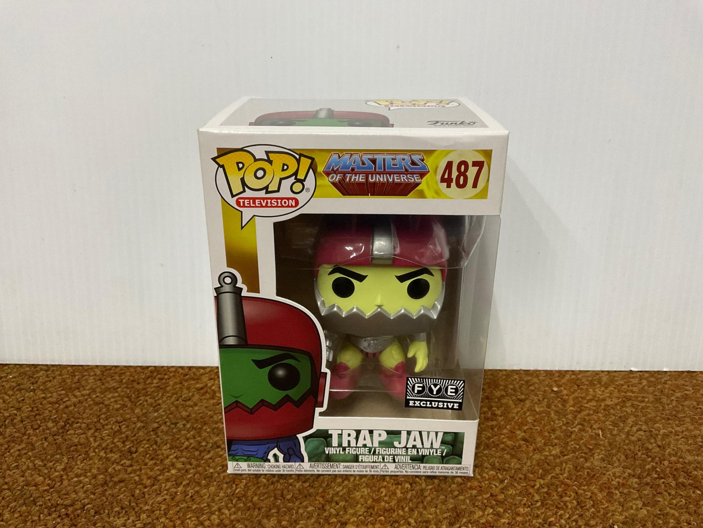 Pop Master Of The Universe Trap Jaw Metallic Exclusive Figure