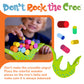 FoxMind Games Don't Rock The Croc Board Game, Multiplayer Fun for Kids 3-5, Wood, Einheitsgröße, Green/Red/Yellow/Blue