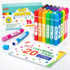 Shuttle Art Washable Dot Markers 36 Colors with Free Activity Book, Fun Art Supplies for Kids Toddlers and Preschoolers, Non Tox