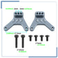 Zolikar 2PCS RC Aluminum Alloy Rear Shock Mount Shock Tower for Kyosho Mini Z 4x4 1/18 Scale Jimny 1/24 Scale Wrangler, Titanium