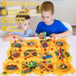 25Pcs Puzzle Racer Kids Car Track Set Dinosaur Themed Series, Puzzle Track Car Play Set, Rail Car Puzzle Track, Kids Car Track,
